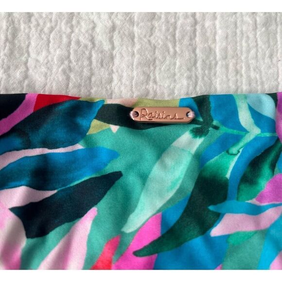 Raisins Juniors' Luna Tropical-Print Side-Tie Bikini Bottoms NEW NWT - Picture 8 of 8
